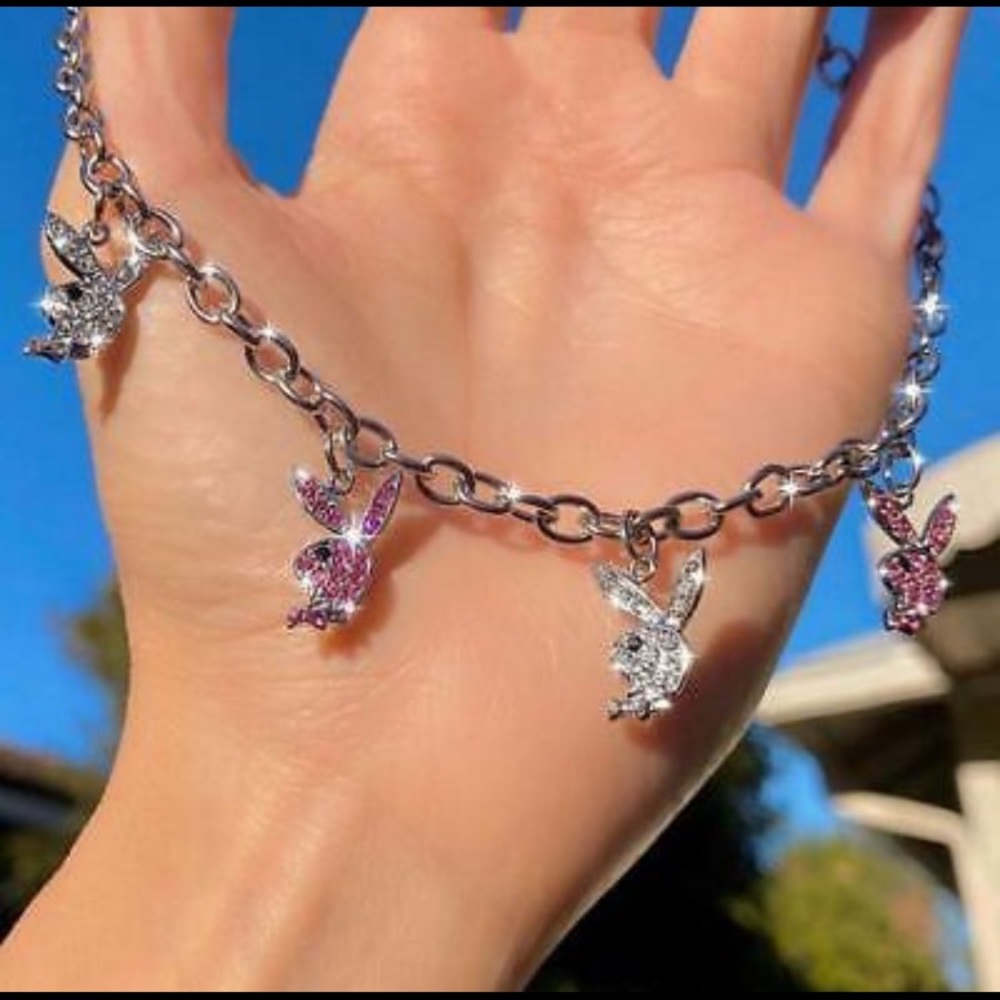 Playboy bunny choker necklace